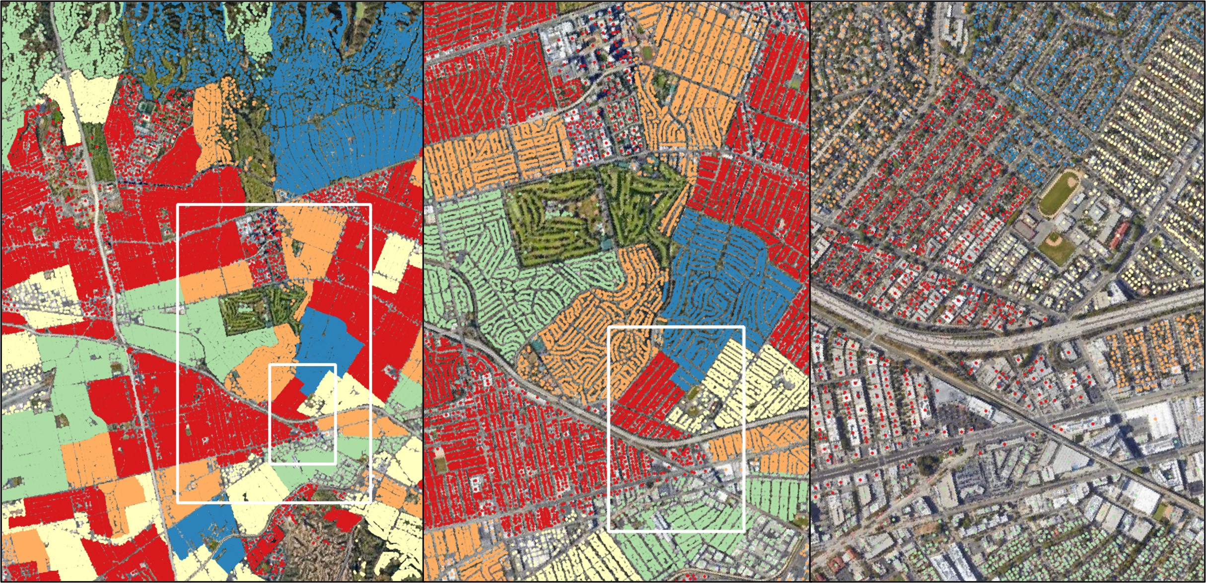 Canadian Open Building Data Layer in Los Angeles, CA